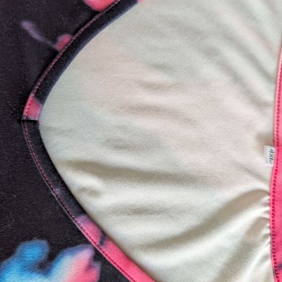 Tie-Dye Sleeveless Women's Tank Top - Pink, Blue, and Black 4X NWOT - Picture 2 of 4